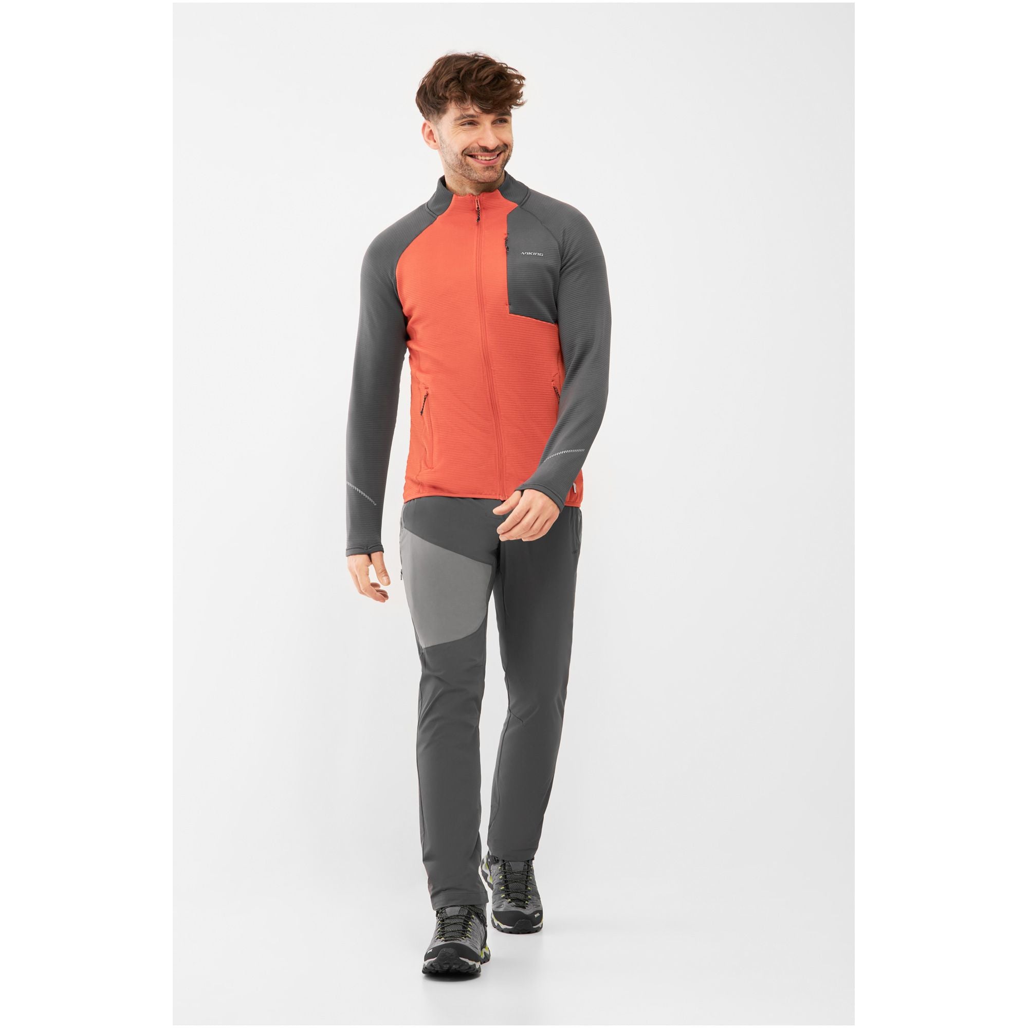 grey / orange