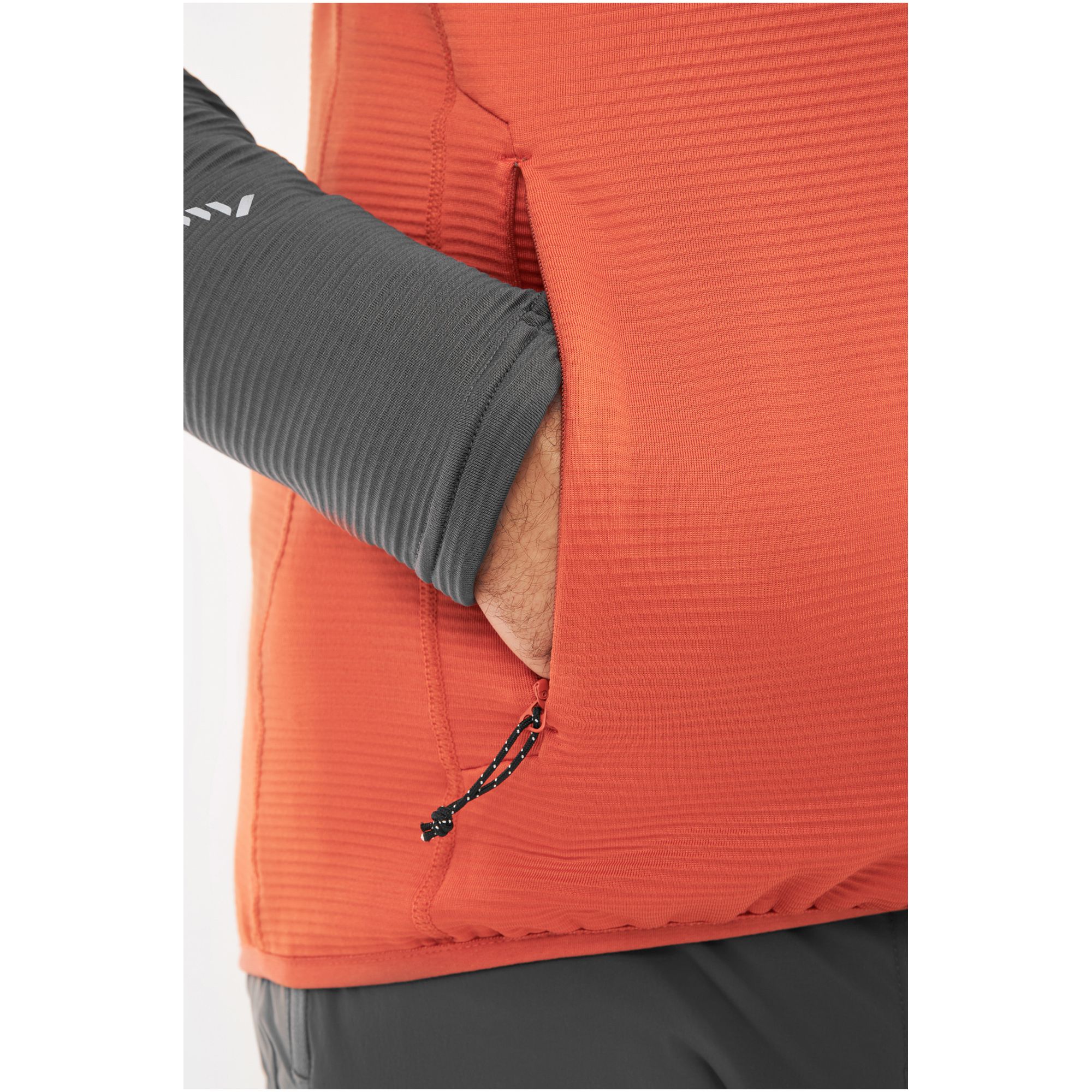 grey / orange